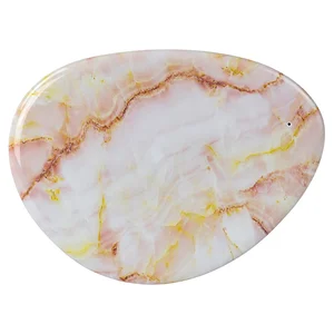 Marble Design Fast Wireless Charging Pad iPhone Galaxy