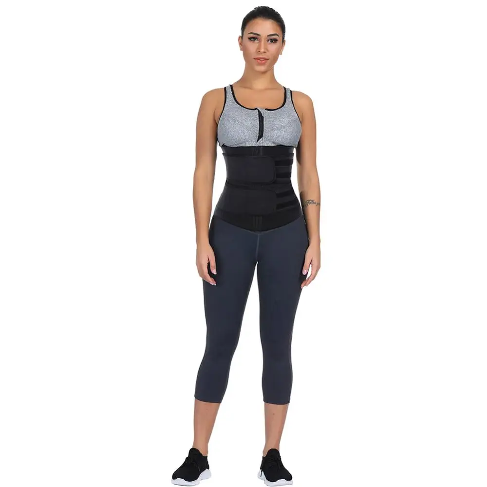 

2019 New Launched Latex Waist Cincher OEM Private Label Waist Slimming Trainer For Women, Black