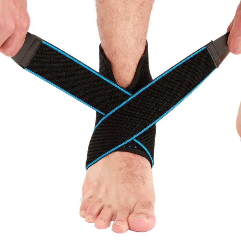 
2020 Amazon hot selling elastic basketball ankle strap neoprene ankle support brace 