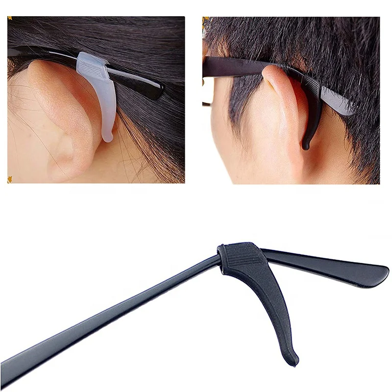 
Good quality comfortable silicone temple tips for eyeglass 