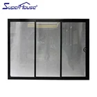 &Uacute;c Ti&ecirc;u Chuẩn Sử Dụng B&ecirc;n Ngo&agrave;i Thiết Kế Phổ Biến Nhất 3 Bảng Điều Chỉnh Trượt Patio Cửa Với Sợi Thủy Tinh Curtain Flyscreen