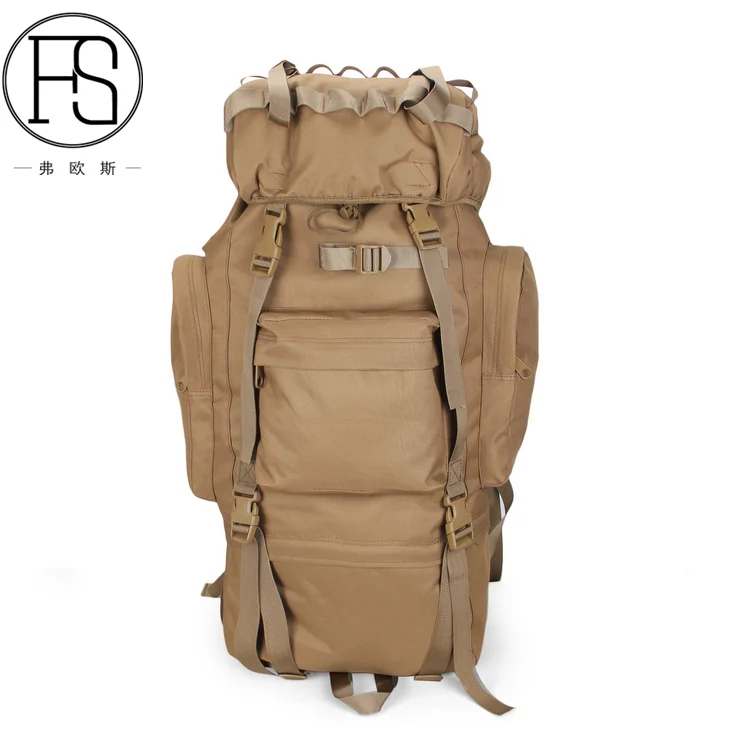 

Multi-functional French Army Large Capacity 60L Military Climbing Backpack Traveling Hiking Large Capacity Bag With Rain Cover