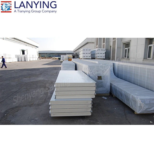 
Good price cold room polyurethane PUR PIR sandwich panel price 