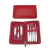 Manicure Pedicure Set Nail Clippers 8PCS Nail Care Manicure Pedicure Kits Personal Care Set Grooming Kit With Fine Leather Case