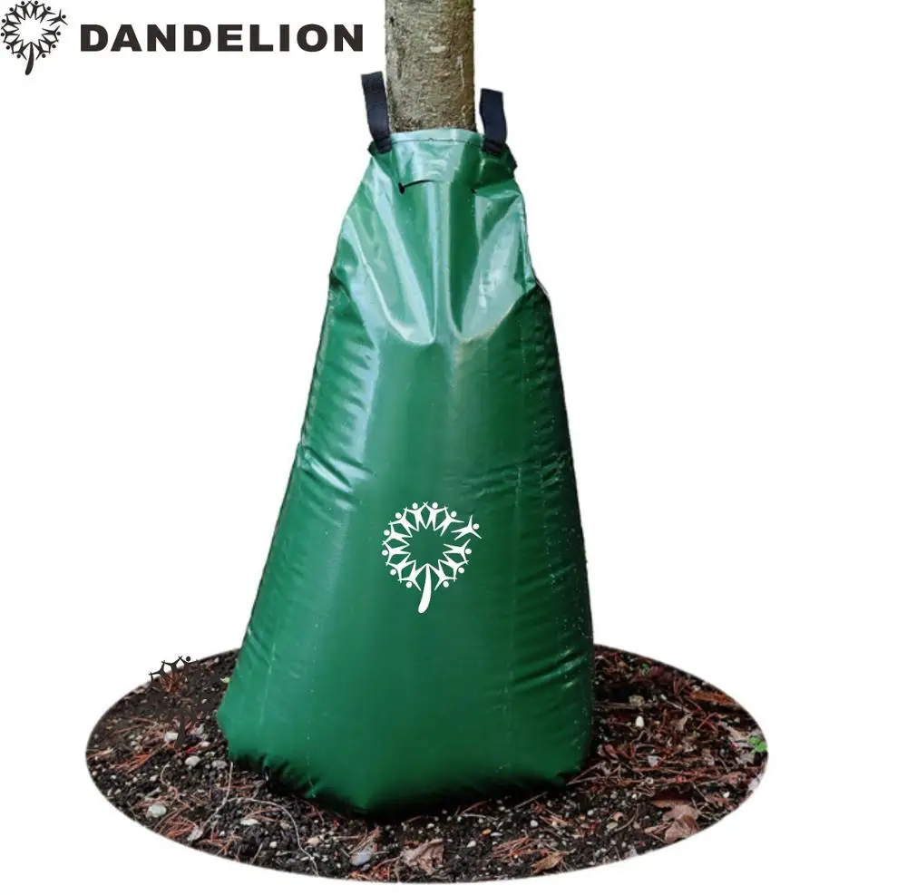 

15 gallon 20 gallon eco friendly drip tree irrigation bag, Green