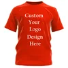 Red Custom Printing T shirts Wholesale Cheap T shirts Bulk Plain Made In China