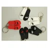cheaper slipper shape pvc rubber keyring