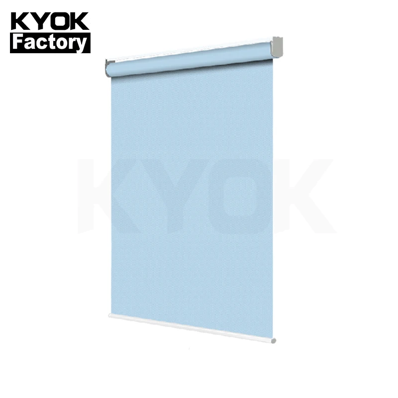 

KYOK Bottom Rail Roller Blind Black Out Window Blinds Sun Blinds M913, Gp/cp/ab/ac/ss/sn/mb/bk/bks