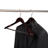 Personalized Wide shoulder coat hanger wooden clothes hangers use for hotel