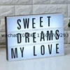 create your messages personalized word creations cloud shaped led light box a4