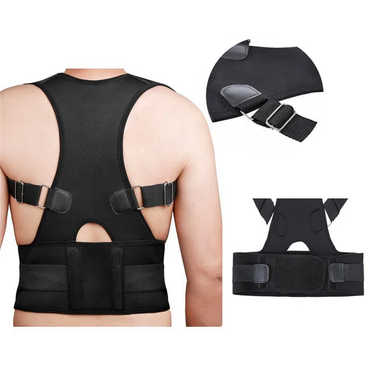 

Back Shoulder Posture Correction Band Humpback Back Pain Relief Corrector Brace, Posture Correction, neoprene posture corrector, Customized color back support belt