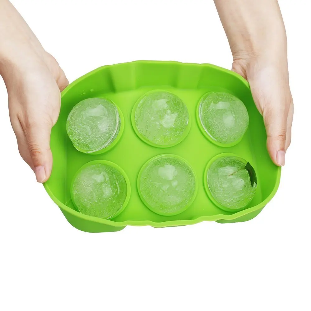 

Silicone Ice Cube Ball Maker tray Leak proof Ice Ball Mold, Customized
