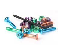 

SKATERGEAR custom pack 1 inch skateboard bolts nuts hardware 7 8 with andoized colors