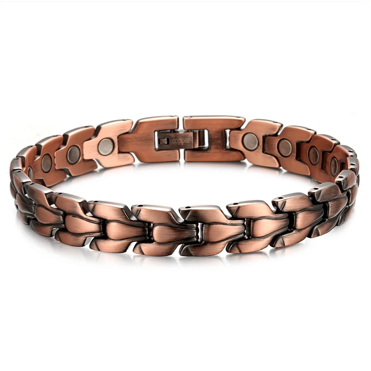 

RunBalance 1 Day Delivery arthritis pain relief women magnetic copper healing bracelet, Brass