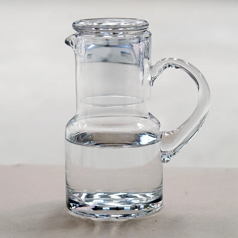 

Bedside Clear Glasses Hand-Blown Water Carafe Jug Set