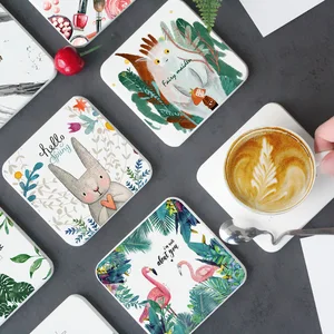 Image of Home decor kitchen accessories quickly dry diatomite coaster for drink