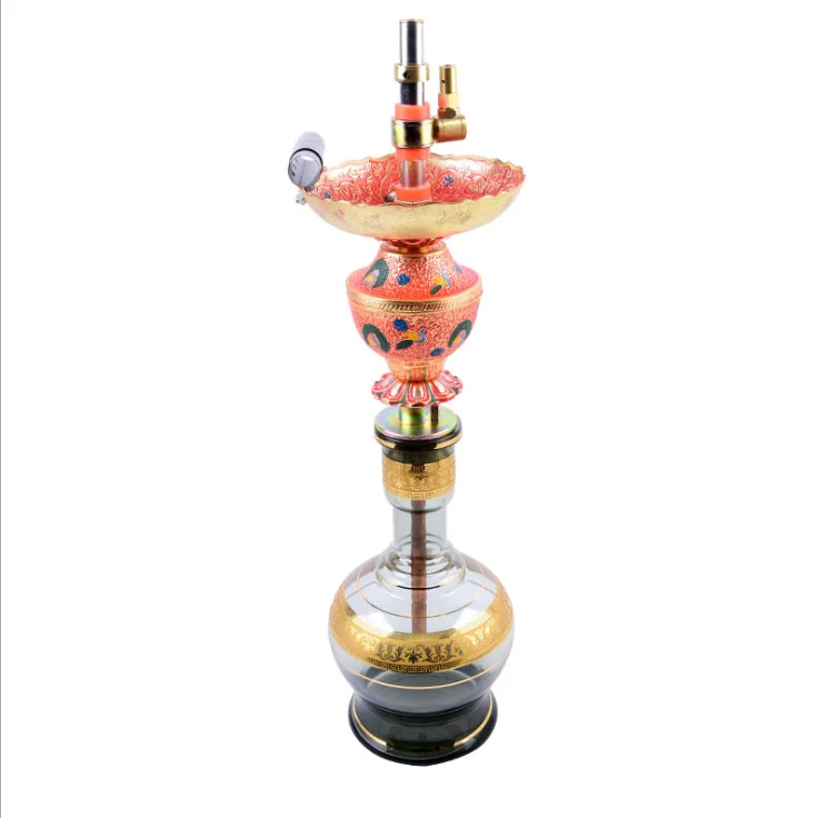 

fashion iraq hookah complete set shisha large size brass shisha, As pics