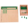 Color discrimination Multiplication and division board Montessori Imagining ability amazon hot selling teaching aids