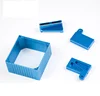 OEM Custom Processing Non-standard Precision Blue Anodized CNC Machining Drilling Audio Part Aluminum Profile Shell