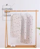 Amazon 2019 Premium Quality PEVA Breathable Full Zipper Dust Cover Moth Proof Clothes Covers Dustproof Clear Garment Bag