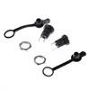 12V 3A DC Power Male Plug + Female Socket + Waterproof Jack With Nut Panel Mount Female DC Socket Power Plug 5.5mm*2.5mm