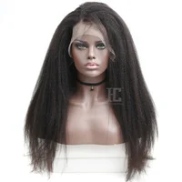 

Wholesale Virgin Brazilian Hair Wigs Cuticle Aligned Kinky Straight 360 Lace Frontal Wig Natural Human Hair Wigs For BLack Women