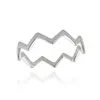 new design 925 sterling silver custom chevron ring for women