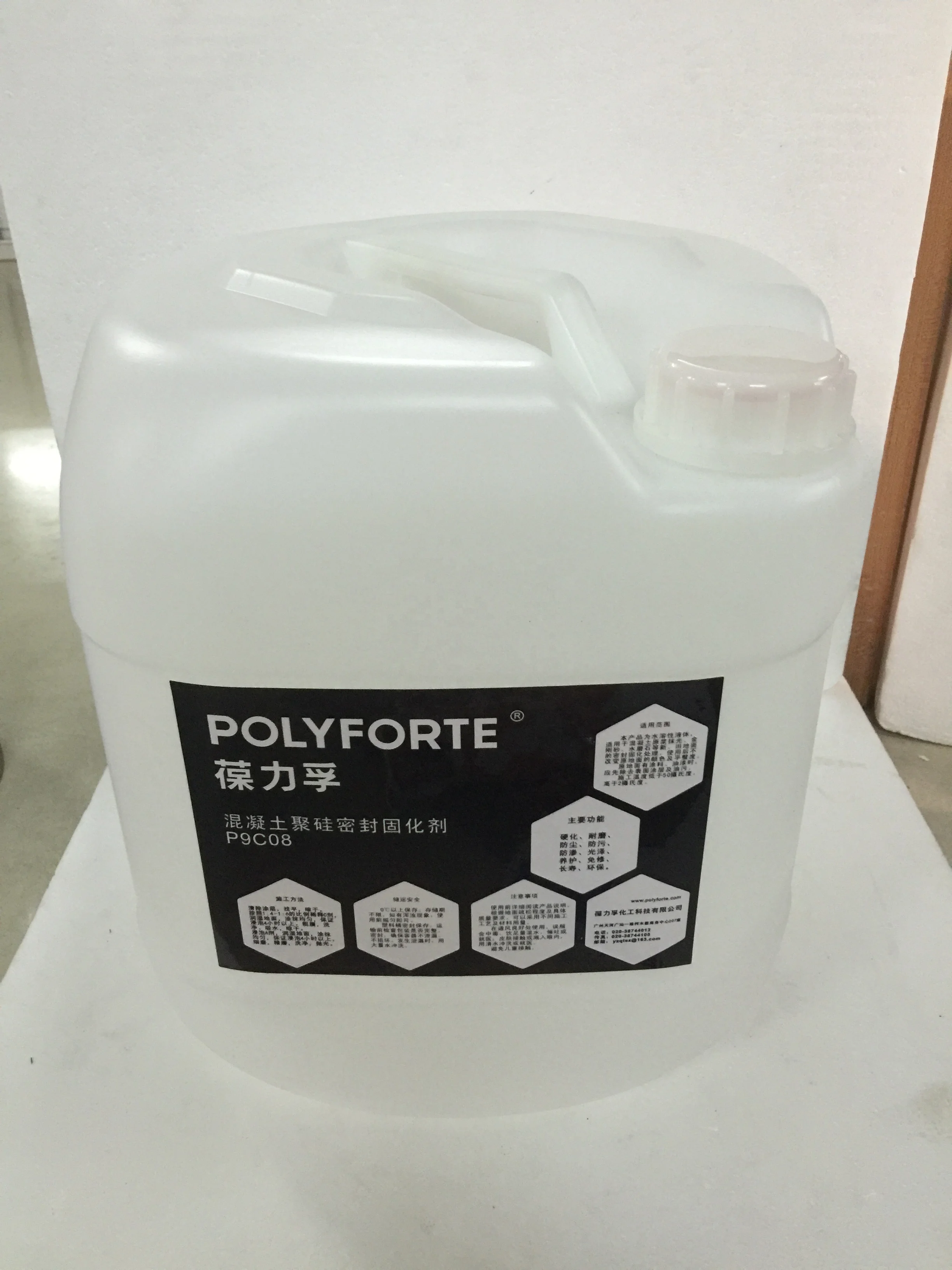 
Polyforte Concrete Sealing-Curing Agent Concrete Hardener Agent Product for improve the floor surface 