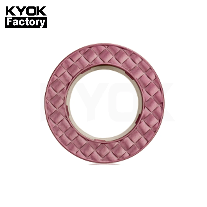 

KYOK Curtain Plastic Eyelet Rings 60Mm Curtain Rings Top Quality Window Decorative Curtain Eyelet Ring M913, Gp/cp/ab/ac/ss/sn/mb/bk/bks