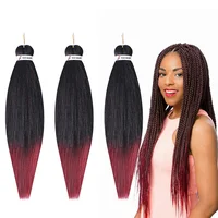 

attachment hair kinky twist tangle free braided pre stretched braiding hair crochet jumbo yaki braids wholesale