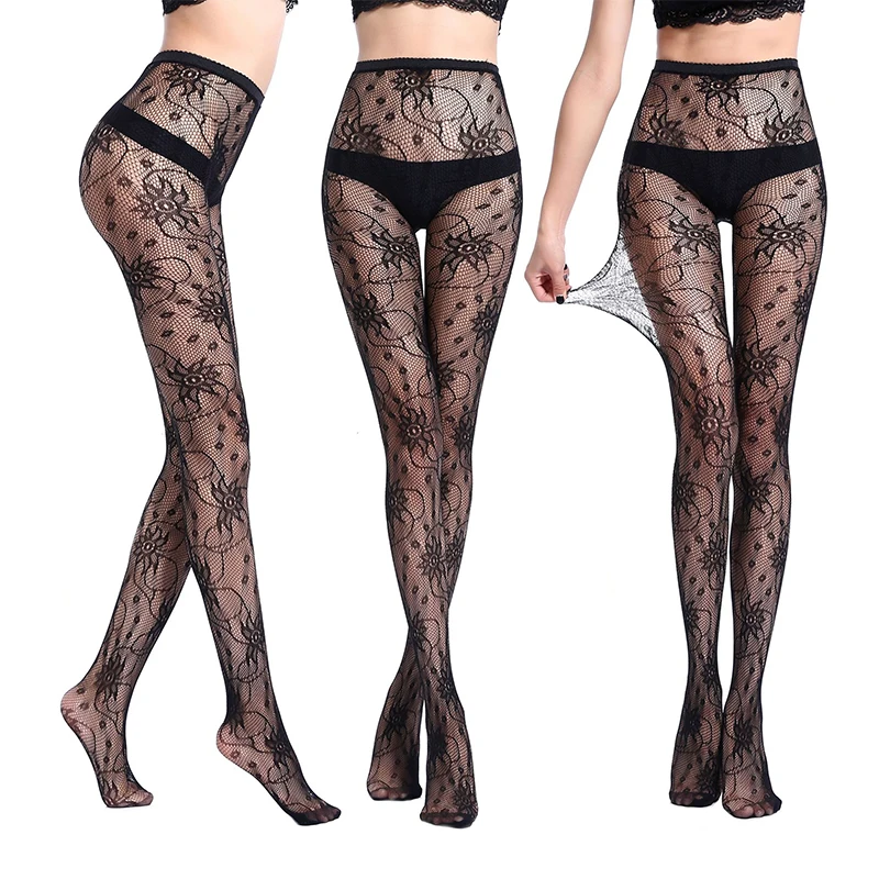 

Different pattern sexy mature tube fishnet office stockings pantyhose tights, Black
