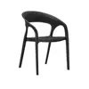Hot-sale Broad Back Imitated Rattan Patio Plastic Outdoor Garden Chair