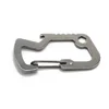 2019 New Design Multifunction Outdoor Carabiner Hook Aluminum Carabiner Keychain