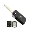 Hot selling 2 battery clip 2 button remote key fob shell for Mazda 3 5 6