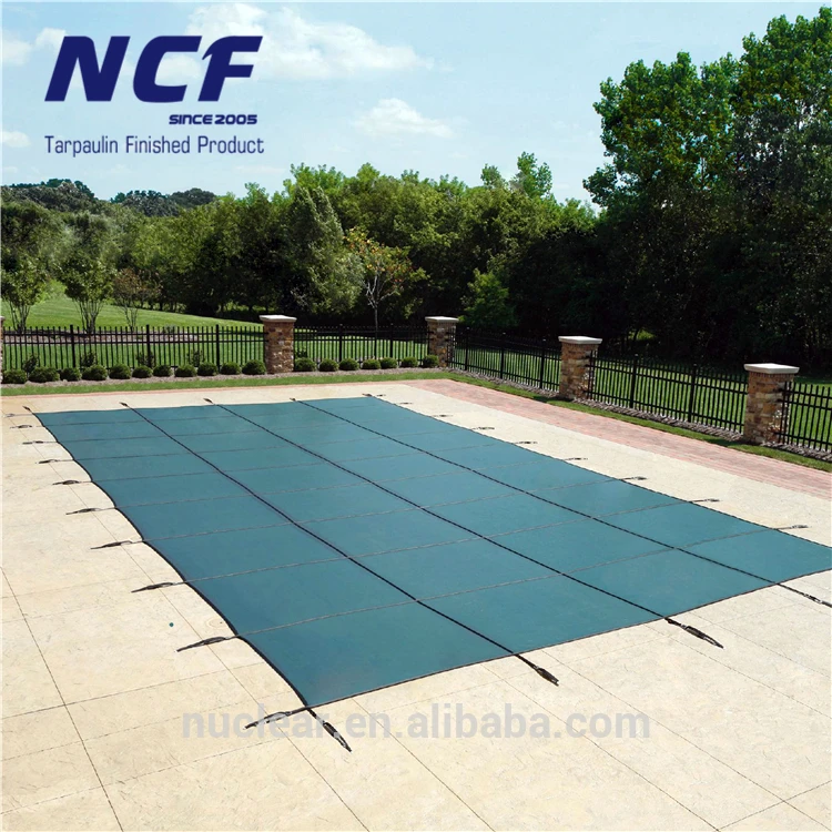 

15 by 30-Feet Pvc Vinyl Coated Fabric Swimming Pool Cover, According to ral color