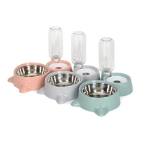 

Wholesale Dog Bowl Cat Water Feeder Automatic Dog food Feeder No Spill Proof Pet Feeding Automatic Pet Drinking Fountains