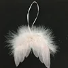 Factory 4*4 Inch Angel Feather Wings for Crafts pink Mini Angel Wings, DIY Party Gift Decoration