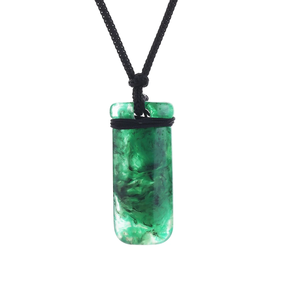 

new arrival Marvel movie Aquaman Justice League Avengers pendant necklace, fashion movie resin rope necklace for fans men women, Green