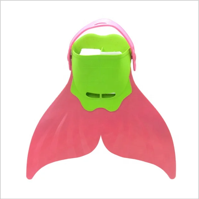 

High Quality Mermaid Swim Fin Adjustable Diving Mono-fin Swimming Foot Flipper for Kids, As pic