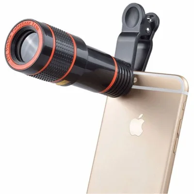 

New design portable mini Mobile Phone Telephoto Lens 8x 12x Optical Telescope cellphone Camera Zoom Lenses
