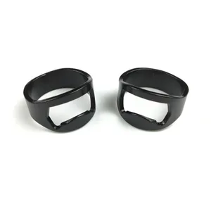 Image of Mini Stainless Steel Finger Ring Bottle Opener Bar Tool Beer Opener with Custom Logo