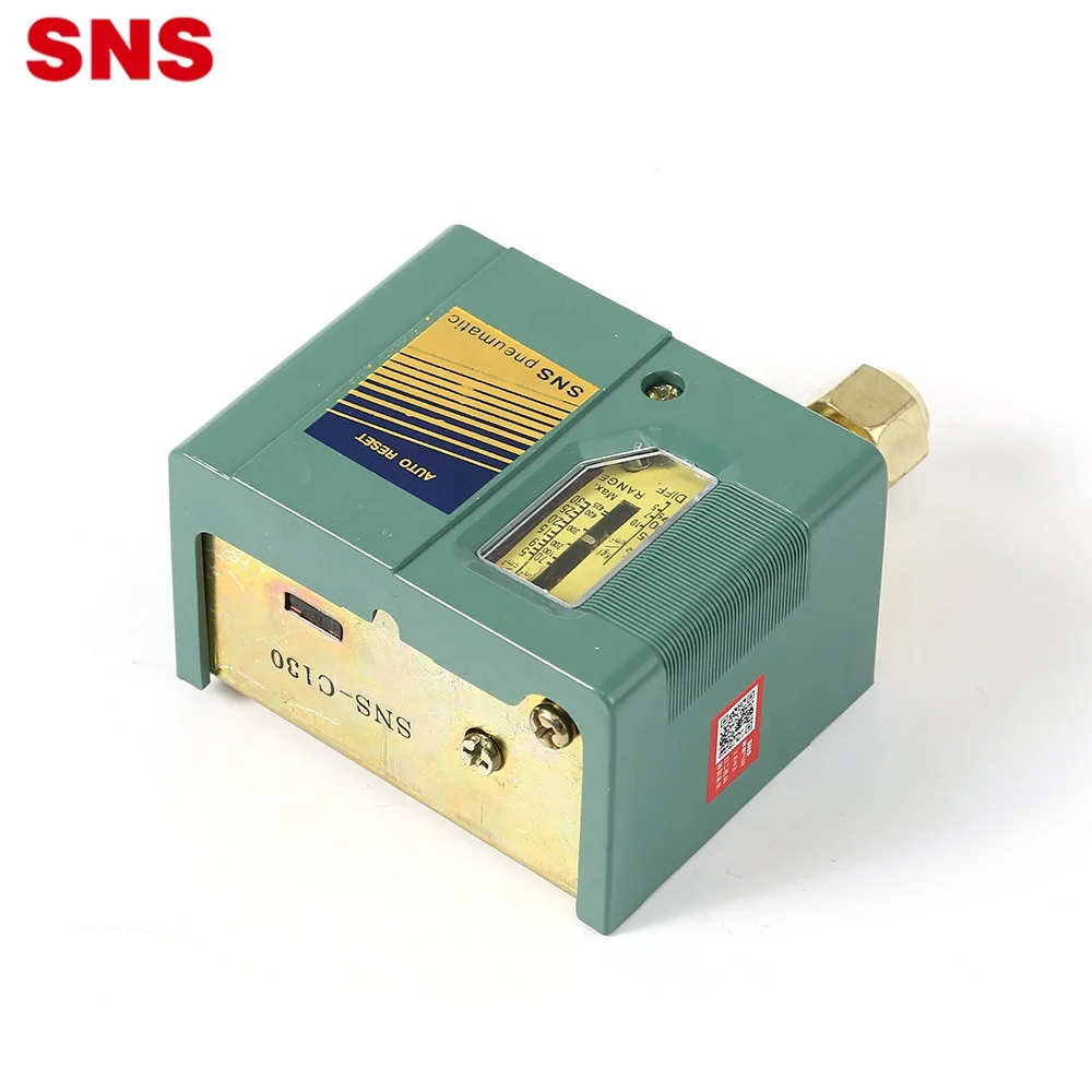 
SNS Series pressure controller manual reset differential pressure switch for air compressor water pump 