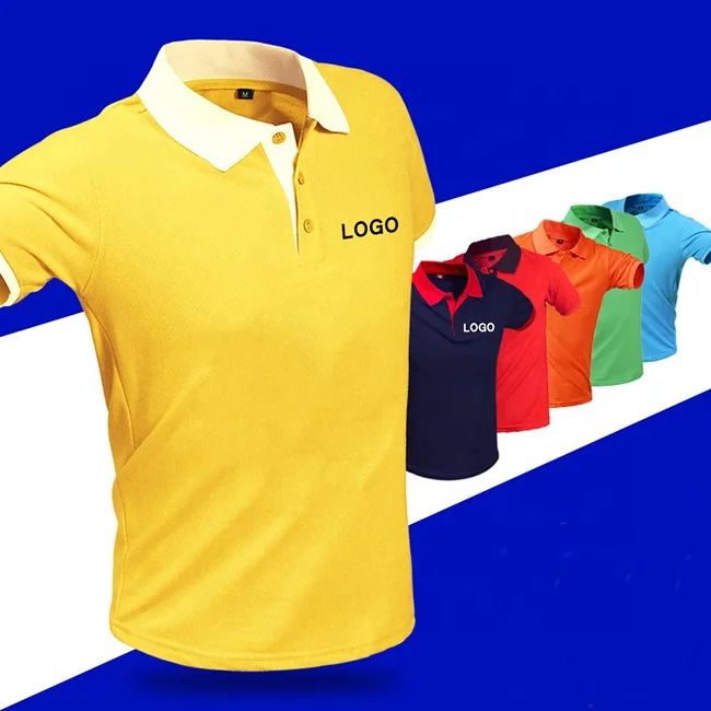 

2019 new OEM wholesale blank plain custom logo advertising 28 different types of short sleeve polo shirt