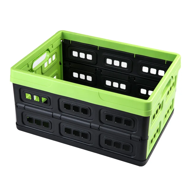 

Hot Selling Plastic PP Folding Plastic Box Foldable Plastic Storage Basket Car Trunk Toy Storage Organizer, Customized