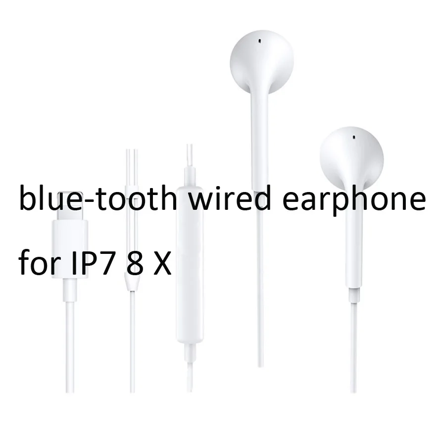 

blue tooth IOS12 8 pin plug earphone earpod hand free earbuds for iphone 7 8 x earphone for apple