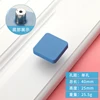 Furniture Kids Bedroom Square Knobs Soft Plastic Knobs For Children's Furniture Handles Decorative PVC Red Knob
