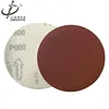 125mm 5inch red aluminum oxide abrasive sand disc hook and loop sanding disc for grinding wood