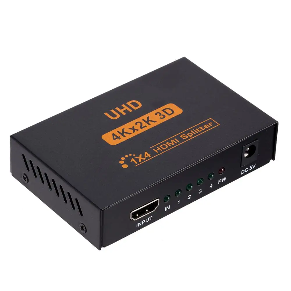 3D 4k hdmi splitter 1in 4 hdmi splitter