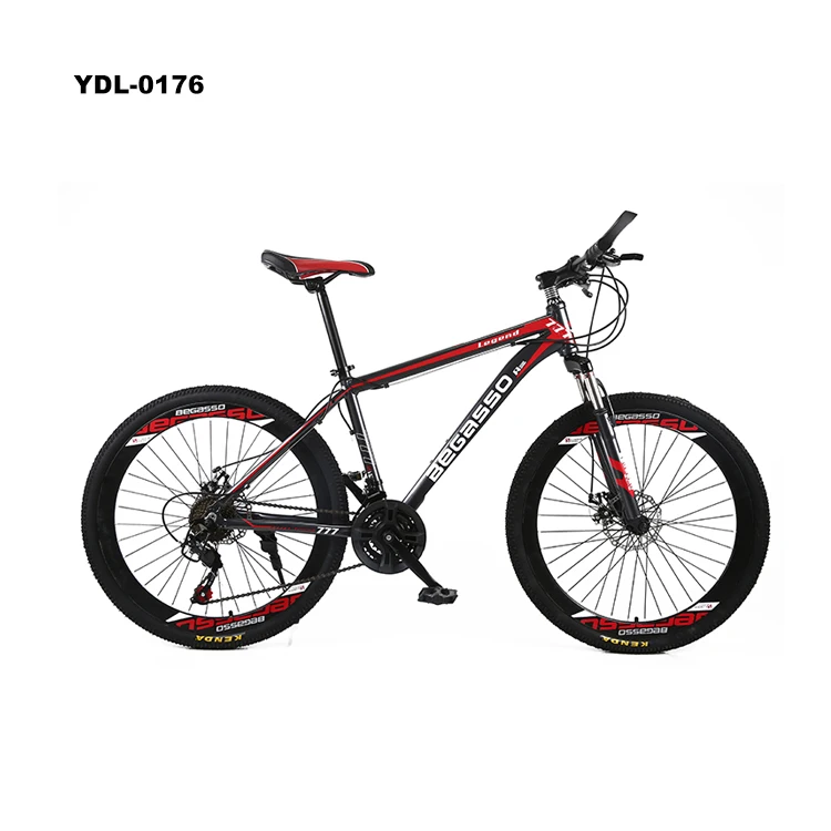 

26 inch 21 speed Aluminum Alloy Frame brake disc mountain bike MTB bicycle, White gold/white red /black red/black blue/black white/