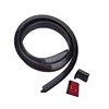 Universal Environmental-friendly Rubber Trunk or Rear Roof Lip Spoiler with Glossy Stylish Carbon Fiber Pattern